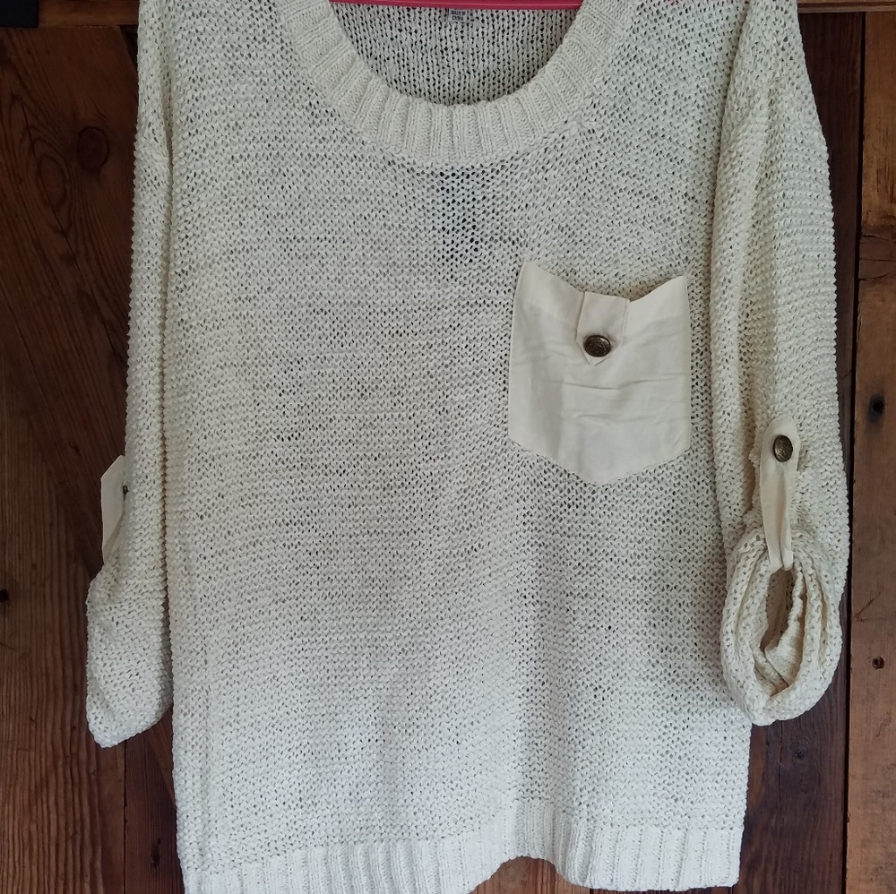 Cream sweater